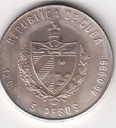 Beschrijving: 5 Pesos  FORT LA FUERZA